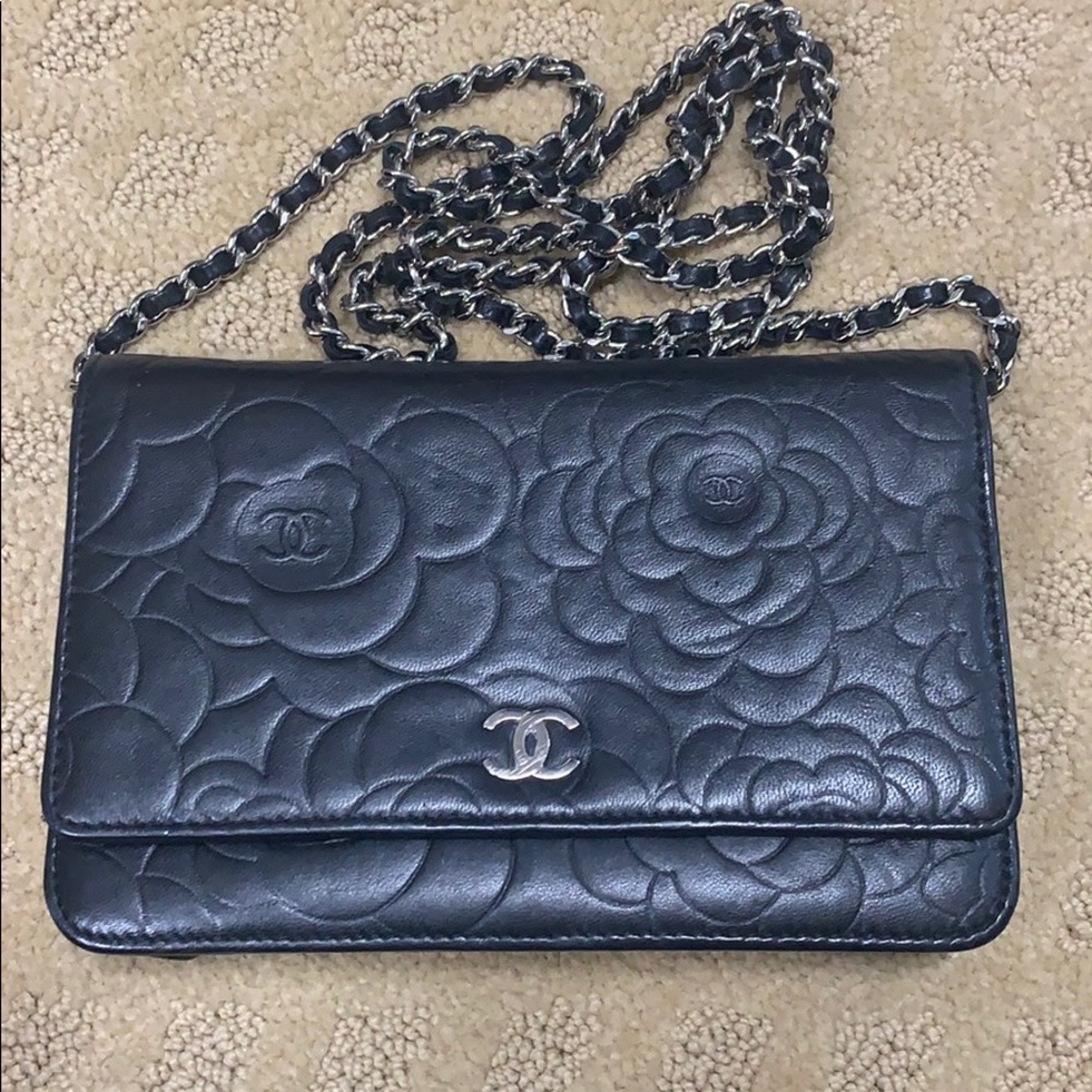 Chanel Small Purse with Flower Print